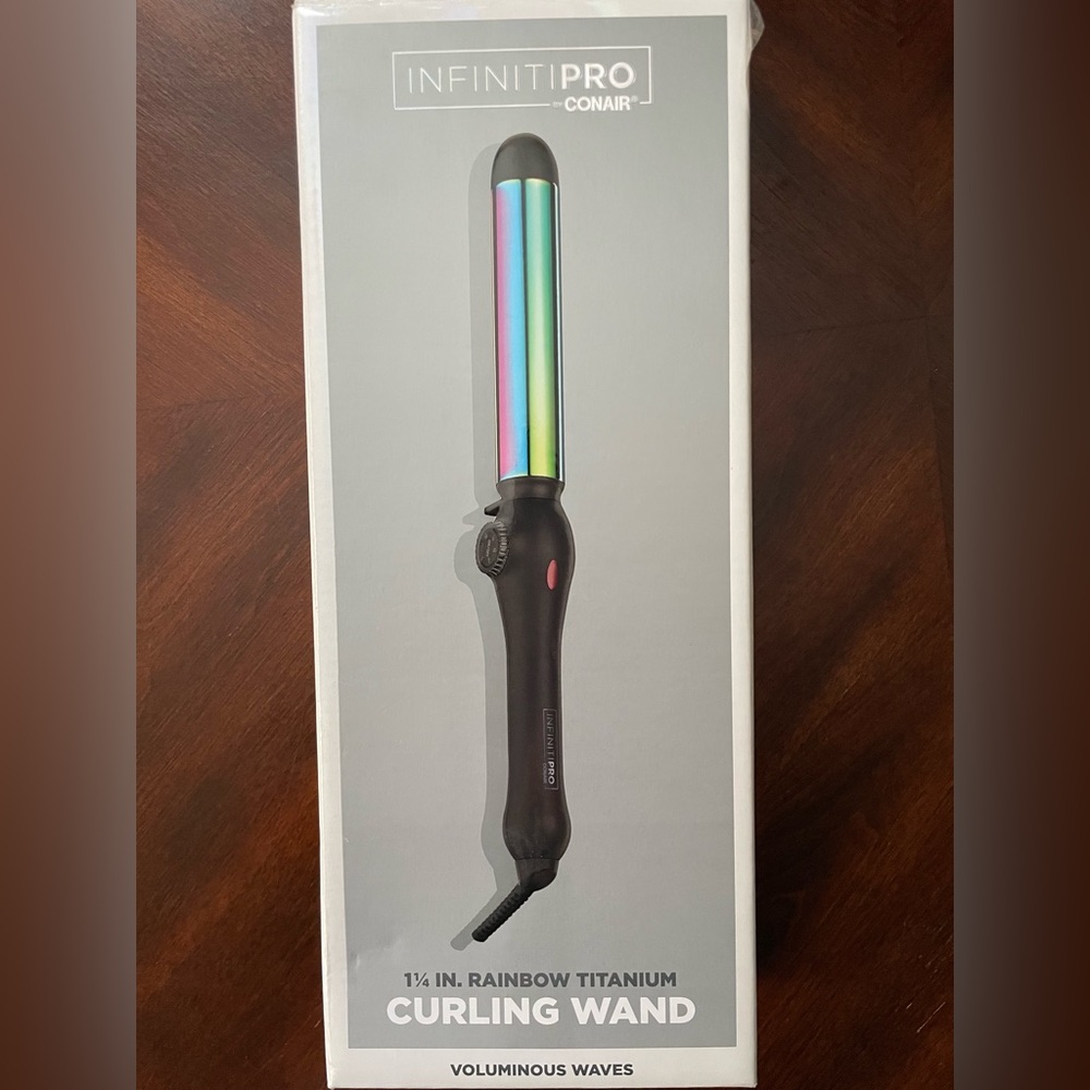 InfinitiPro by Conair Rainbow Titanium Curling Wand